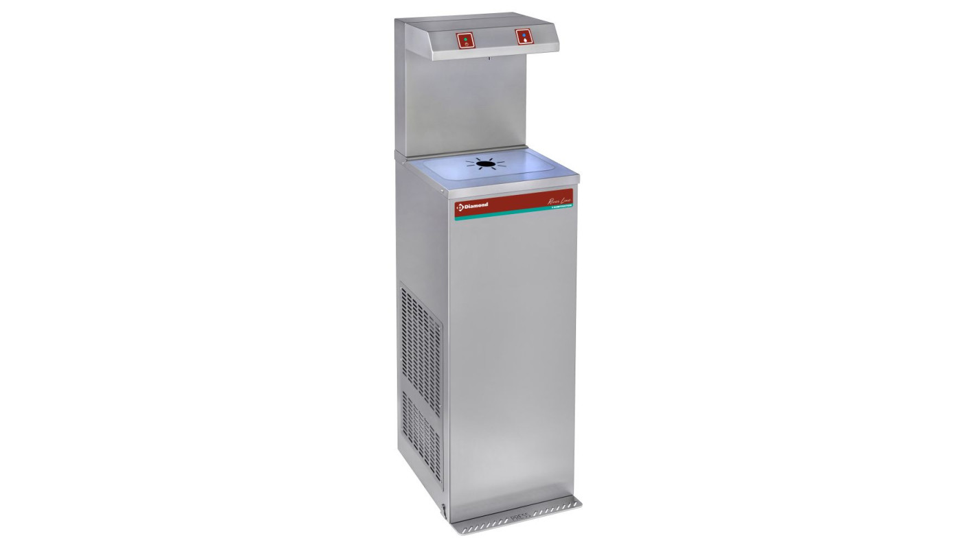 Diamond BFX-1R/08-P Stainless Steel Pedal Water Cooler, 80 Litre – Commercial Bottle Cooler