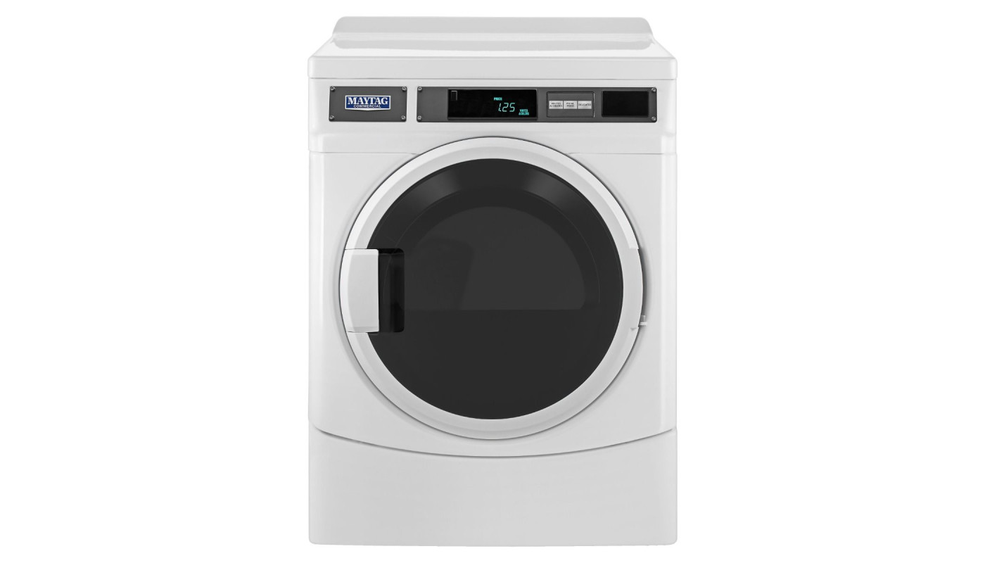 Maytag MDE28PRTGW 10.5kg Commercial Electric Vented Dryer