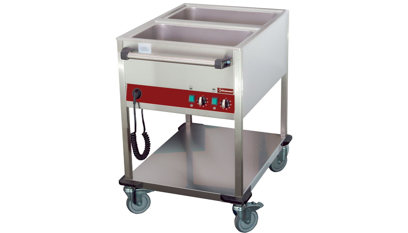 Diamond CT221/D-N Heated 2 Temperature Trolley – Commercial Spare Part
