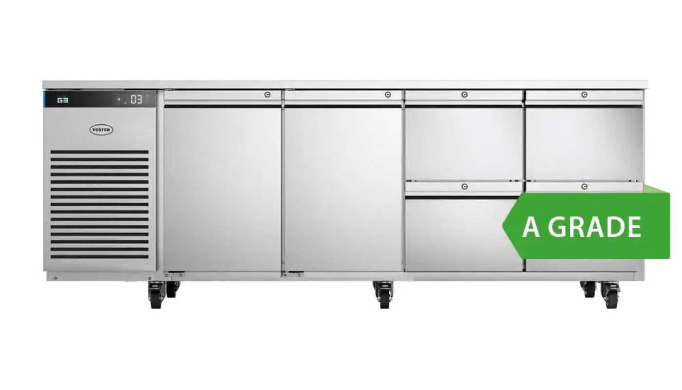 Foster EP1/4H/43-312 EcoPro G3 2 Door & 4 Drawer Refrigerated Counter, 585 Litre – Commercial Refrigeration
