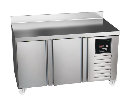Sterling Pro Green SNI-7-135-20-SB 2 Door Counter Freezer with 100mm Splashback, 290 Litre – Commercial Refrigeration