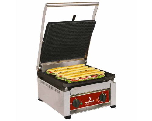 Diamond BIGFOOD/SN High Output Ribbed Contact Grill – Commercial Cooking Equipment