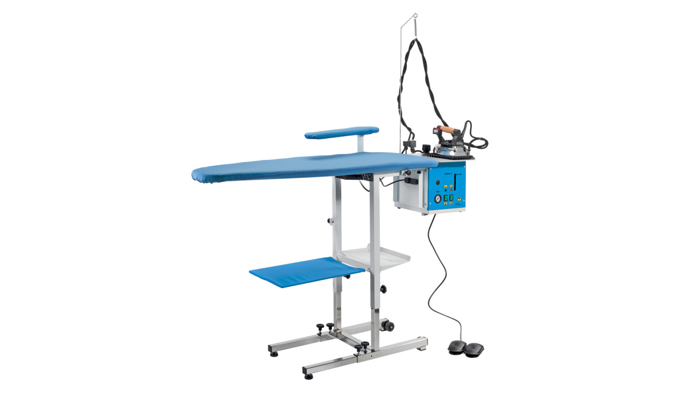 Ironing Table with Suction and Blowing Fan plus a 4 Litre Steam Generator & Iron