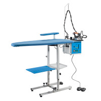 Ironing Table with Suction and Blowing Fan plus a 4 Litre Steam Generator & Iron