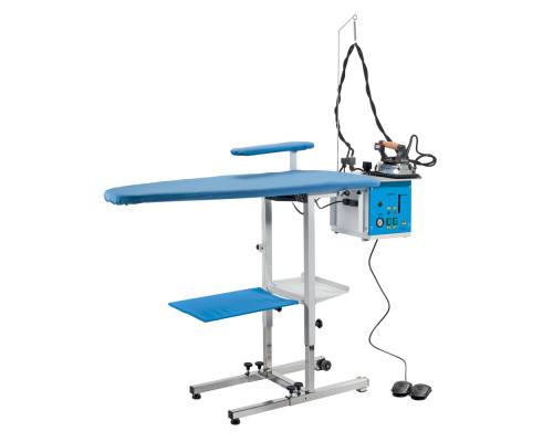 Ironing Table with Suction and Blowing Fan plus a 4 Litre Steam Generator & Iron