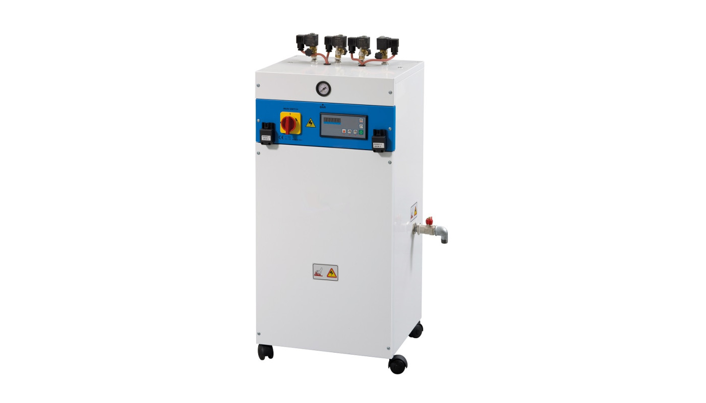 Aeolus GVL35 Industrial Steam Generator – 10 Litre Boiler, 4 Professional Irons