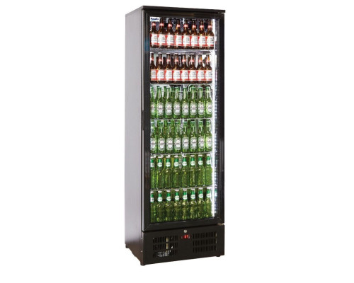 Prodis NT10-HC Hinged Glass Single Door Black Upright Bottle Cooler, 340 Litre – Commercial Refrigeration