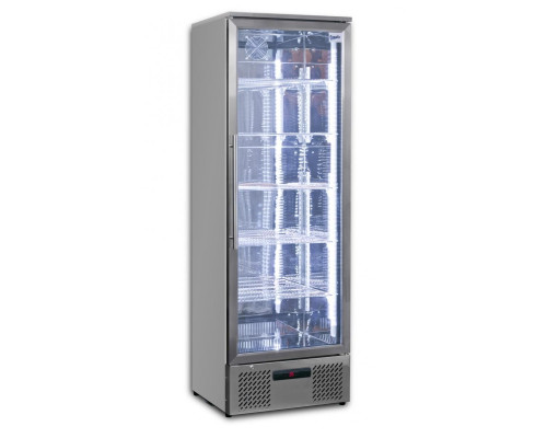 Prodis NT10ST-HC Hinged Glass Single Door Stainless Steel Upright Bottle Cooler, 340 Litre – Commercial Refrigeration