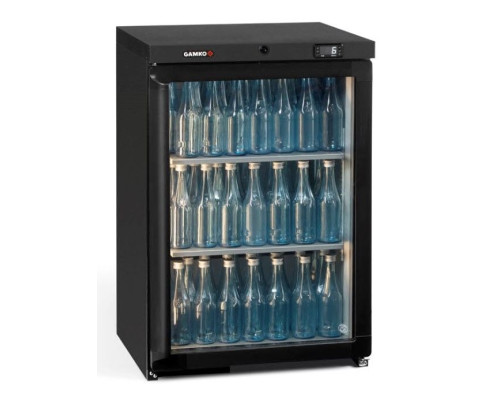 Gamko MG3/150RG Maxiglass Right Hand Hinged Glass Single Door Undercounter Bottle Cooler, 150 Litre – Commercial