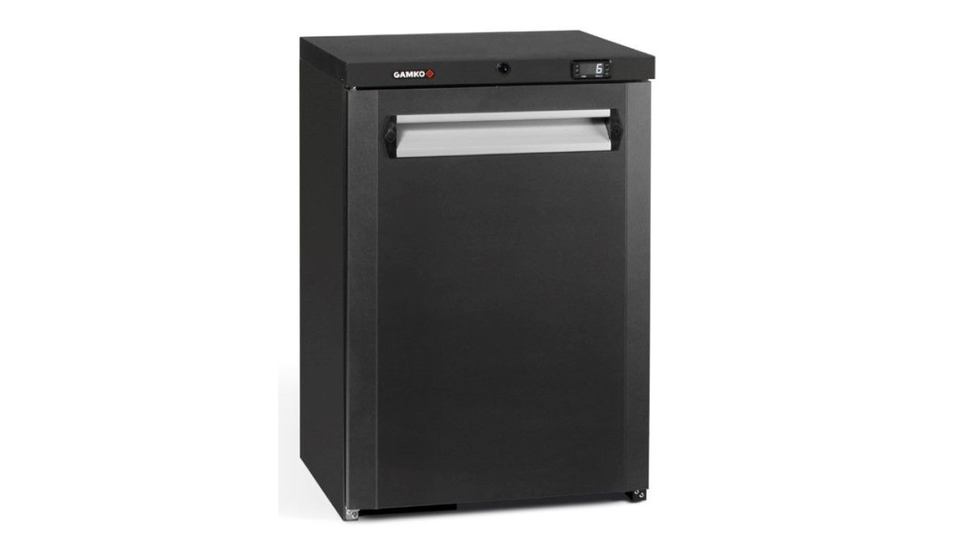 Gamko MG3/150 Litre Maxiglass Left Hand Hinged Solid Single Door Undercounter Bottle Cooler, 150 Litre – Commercial