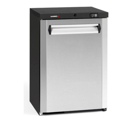 Gamko MG3/150LCS Maxiglass Left Hand Hinged Stainless Steel Front Single Door Undercounter Bottle Cooler, 150 Litre – Gamko 