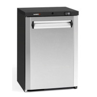 Gamko MG3/150RCS Maxiglass Right Hand Hinged Solid Single Door Undercounter Stainless Steel Bottle Cooler, 150 Litre
