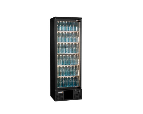 LG Gamko MG3/300LG Maxiglass Left Hand Hinged Glass Single Door Upright Bottle Cooler, 300 Litre – Commercial Refrigeration