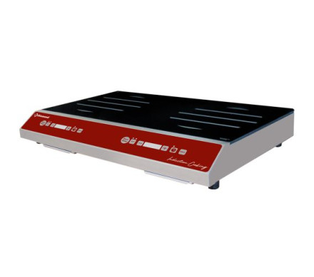 Diamond IND-2F35/DH Double Zone Induction Hob, 3.5kW – Commercial Cooking Equipment – Diamond