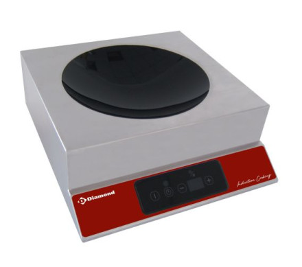 Diamond WOKI-35/DH Wok Induction Plate, 3.5kW – Commercial Cooking Equipment – Diamond