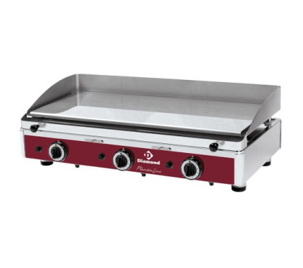 Diamond PLANCHA/3CR-N Smooth Top Gas Chrome Coated Cooking Surface Hot Plate – Commercial Cooking Equipment – Diamond