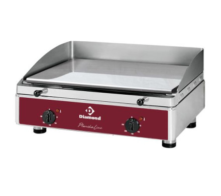 Diamond PLANCHA/2ELCR-N Smooth Top Electric Chrome Coated Cooking Surface Hot Plate – Commercial Cooking Equipment – Diamond