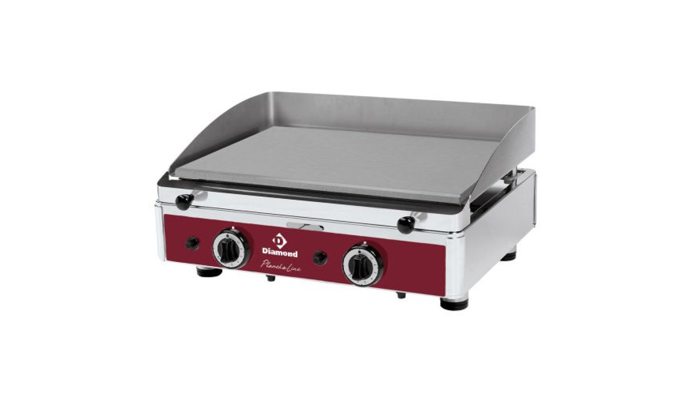 Diamond PLANCHA/2-N Smooth Top Gas Cooking Surface Hot Plate – Commercial Cooking Equipment