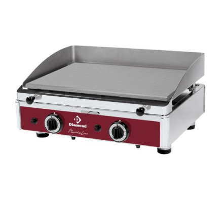 Diamond PLANCHA/2-N Smooth Top Gas Cooking Surface Hot Plate – Commercial Cooking Equipment – Diamond