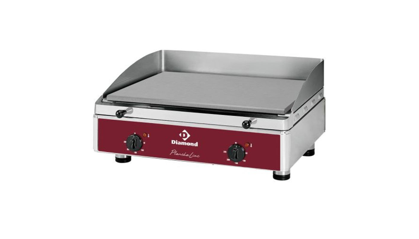 Diamond PLANCHA/2EL-N Smooth Top Electric Cooking Surface Hot Plate – Commercial Cooking Equipment
