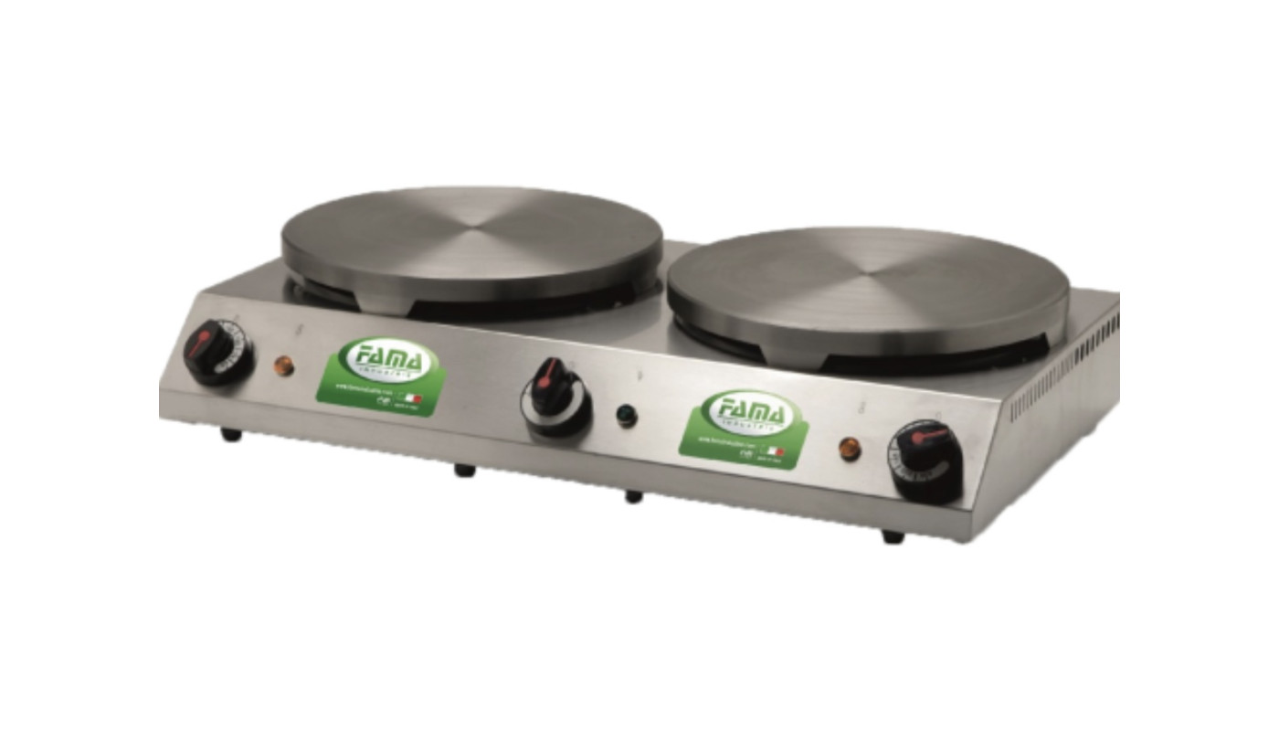 Fama CPD Double 350mm Electric Crepe Maker, 4.8kW – Commercial Cooking Equipment