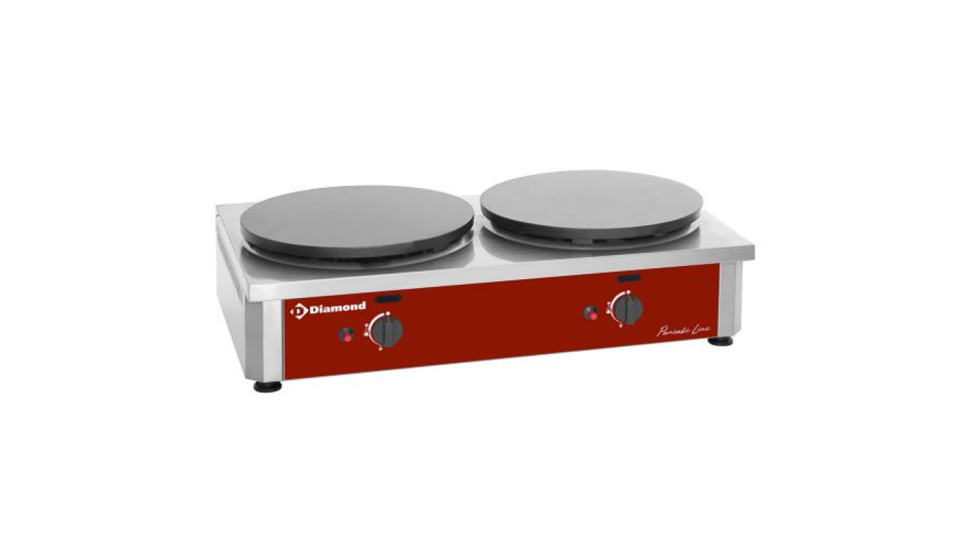 Diamond BRET/2G-R High Output Double Gas Crepe Pan – Commercial Cooking Equipment