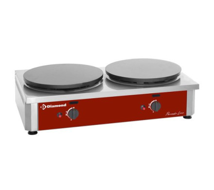 Diamond BRET/2G-R High Output Double Gas Crepe Pan – Commercial Cooking Equipment – Diamond