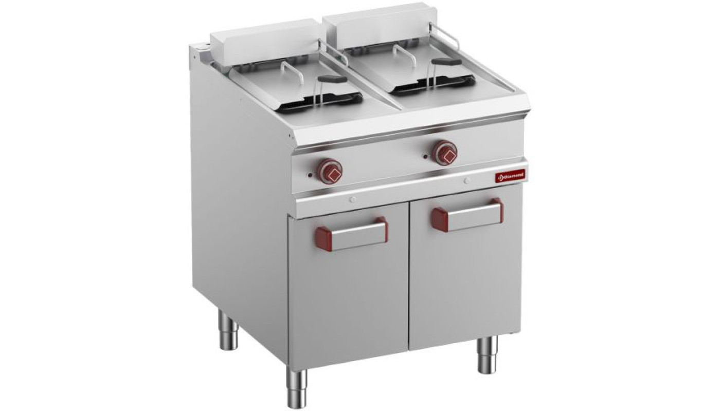 Diamond E7/F26A7-N Double Basket Freestanding Electric Fryer, 18kW