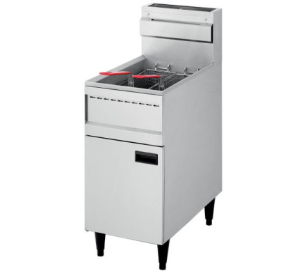 Diamond FGHR-23/N Double Basket Freestanding Gas Fryer On Neutral Closed Cupboard – Diamond