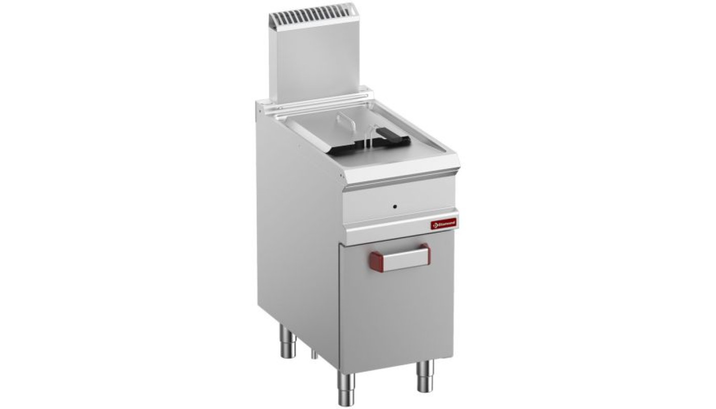 Diamond G7/F14A4-N Single Basket Freestanding Gas Fryer On Closed Cupboard