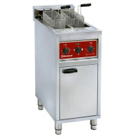 Diamond FSM-2V6E/N Double Basket Freestanding Electric Fryer, 12kW