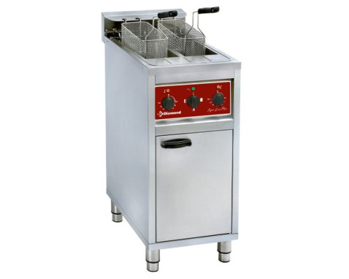 Diamond FSM-2V6E/N Double Basket Freestanding Electric Fryer, 12kW