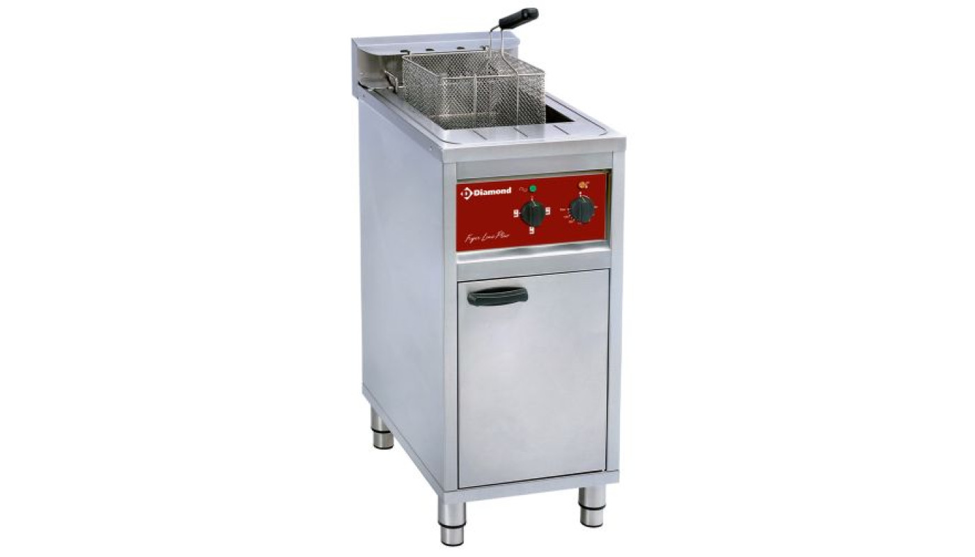 Diamond FSM-16E/N Single Basket Freestanding Electric Fryer, 12kW