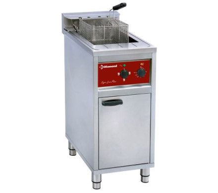 Diamond FSM-16E/N Single Basket Freestanding Electric Fryer, 12kW – Diamond