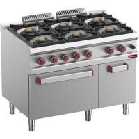 Diamond G7/6BFA11-N 6 Burner Gas Range On Closed Cupboard – Commercial Cooking Equipment