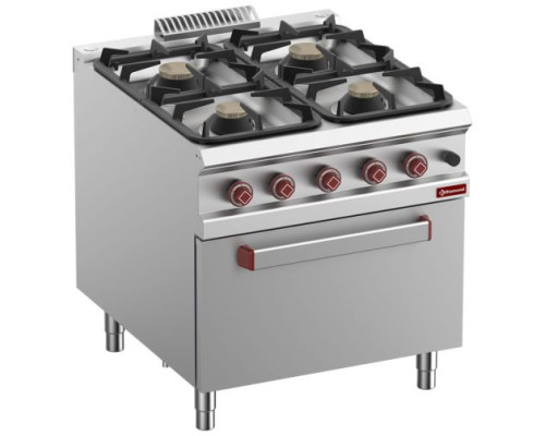 Diamond G9/4BF8-N 4 Burner Gas Range On Gas Oven