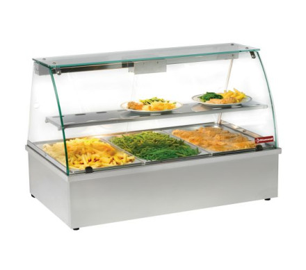 Diamond VBE-311 Counter-Top Heated Display Case, Bain-Marie – Commercial Catering Equipment – Diamond
