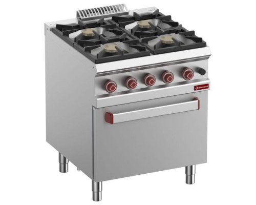 Diamond G7/4BF7-N 4 Burner Gas Range On Gas Oven