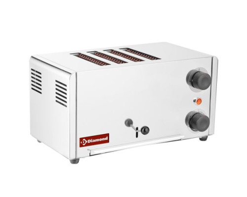 Diamond D4GP-XP 4 Stainless Steel Slot Electric Toaster, 2.15kW – Commercial Cooking Equipment
