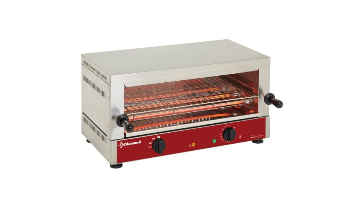 Diamond MS12/R-N Electric Toaster Salamander Grill, 1/1 GN – Commercial Cooking Equipment