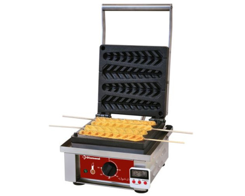 Diamond GE-4X/EN Electrical Waffle Iron With Timer, 4 Piece Capacity – Commercial Cooking Equipment