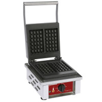 Diamond GL-4X6/N Electrical Waffle Iron, 2 Piece Capacity – Commercial Cooking Equipment