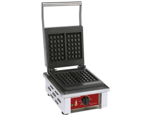 Diamond GL-4X6/N Electrical Waffle Iron, 2 Piece Capacity – Commercial Cooking Equipment