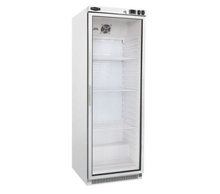 Sterling Pro Cobus SPF400G Single Door White Glass Door Upright Freezer, 360 Litre – Commercial Refrigeration – Sterling Pro