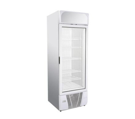 Sterling Pro Green BBVF500 Large Capacity White Single Door Display Freezer, 496 Litre – Commercial Refrigeration – Sterling Pro