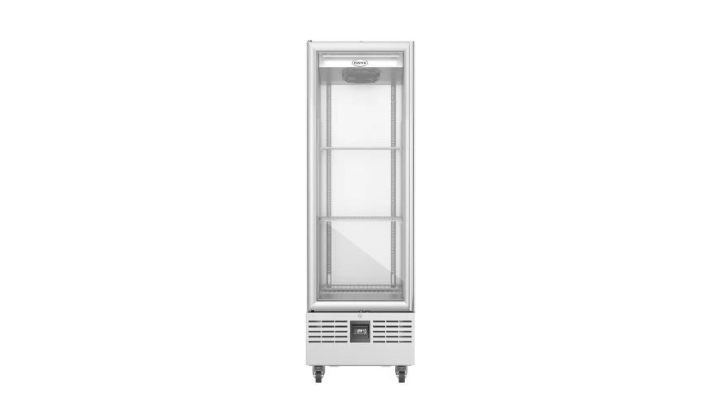 Foster FSL400G/11-307 Slimline Single Glass Door Refrigerated Upright Display Cabinet, 400 Litre – Commercial Refrigeration