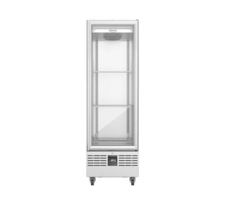 Foster FSL400G/11-310 Slimline Single Glass Door Refrigerated Upright Display Cabinet, 400 Litre – Commercial Refrigeration – Foster