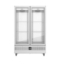 Foster FSL800G/11-318 Slimline Double Glass Door Refrigerated Upright Display Cabinet, 800 Litre – Commercial Refrigeration