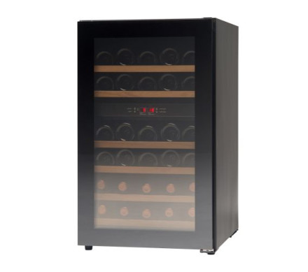 Vestfrost WFG 32 Glass Single Door Dual-Zone Compact Wine Cabinet, 38 X 750ml Bottles – Commercial Bottle Cooler â€“ Wine Cabinets