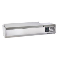 Sterling Pro Cobus SPT1200-330-SS Topping Well With Stainless Steel Lid, 5 X GN1/4